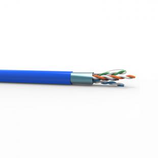 FEINCC5E-002-0 - CABO TRANSM. DADOS MULTILAN CAT.5E F/UTP (BLINDADO) 24 AWG X 4P AZUL CM - 23350008 - LIGHTERA