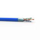 FEINCC5E-002-0 - CABO TRANSM. DADOS MULTILAN CAT.5E F/UTP (BLINDADO) 24 AWG X 4P AZUL CM - 23350008 - LIGHTERA