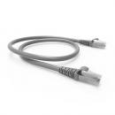 FEGGPC06-009-0 - PATCH CORD GIGALAN GREEN CAT.6 U/UTP 0,5M CINZA LSZH - 35123240 - LIGHTERA
