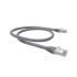 FEGGPC6A-010-0 - PATCH CORD GIGALAN GREEN CAT.6A F/UTP (BLINDADO) 1,5M CINZA LSZH - 35085046 - LIGHTERA