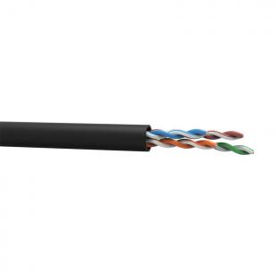 FEMLCC5E-013-0 - CABO TRANSM. DADOS MULTILAN CAT.5E U/UTP INDOOR/OUTDOOR 24 AWG X 4P PRETO CMX - 23200086 - LIGHTERA