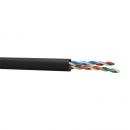 FEMLCC5E-013-0 - CABO TRANSM. DADOS MULTILAN CAT.5E U/UTP INDOOR/OUTDOOR 24 AWG X 4P PRETO CMX - 23200086 - LIGHTERA