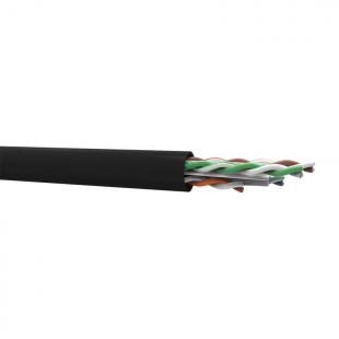 FEGGCC06-008-0 - CABO TRANSM. DADOS GIGALAN GREEN CAT.6 U/UTP INDOOR/OUTDOOR 23 AWG X 4P PRETO CMX - 23400092 - LIGHTERA