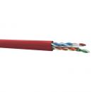 FEGGCC06-002-2 - CABO TRANSM. DADOS GIGALAN GREEN CAT.6 U/UTP 23 AWG X 4P VERMELHO LSZH-3 CX 305M - 23400194 - LIGHTERA