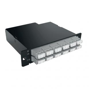 25600130 - CASSETE HDMPO 12F MM (50.0) OM4 10 GIGABIT LC-UPC/MPO-UPC(M) - TIPO A - DIRETO - 35260213 - LIGHTERA