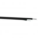 FECOSMA1-011-0 - CABO OPTICO MONOMODO (9/125) G657A1 - CFOAC-BLI-A/B-CM-01-CO (DROP FAST COMPACTO) 01F LSZH PRETO - 17842098 - LIGHTERA