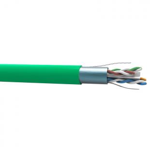 FEGGCC6A-007-2 - CABO TRANSM. DADOS GIGALAN GREEN CAT.6A F/UTP (BLINDADO) 23 AWG X 4P VERDE LSZH-3 CX 305M - 23370095 - LIGHTERA